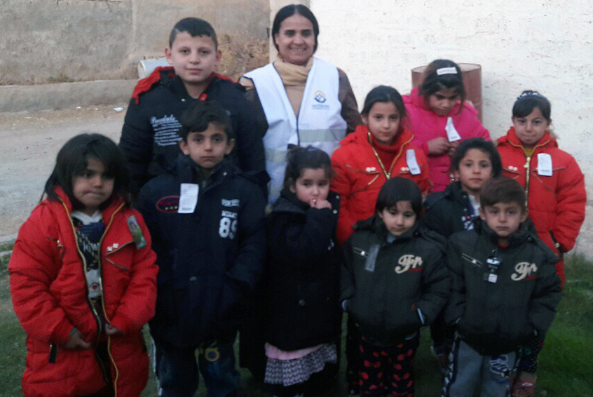 Hilfsaktion in der Region Kurdistan/Irak